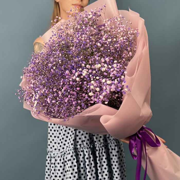 15 фиолетовых гипсофил